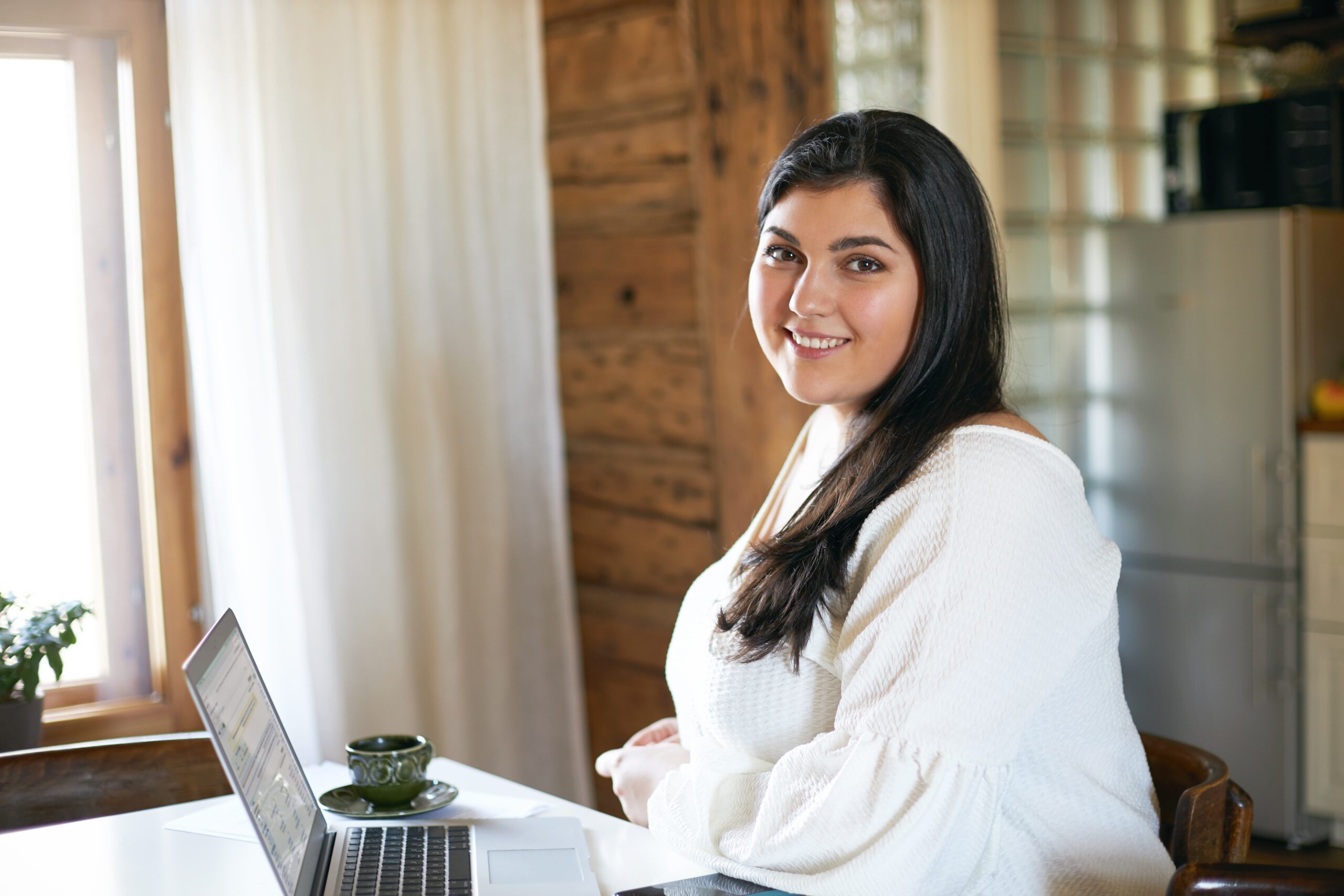 Professional business owner working in a modern workspace